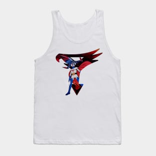 Gatchaman's iconic 3D space logo 3 version Tank Top